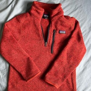 XS Patagonia Kids Better Sweater 1/4 zip
